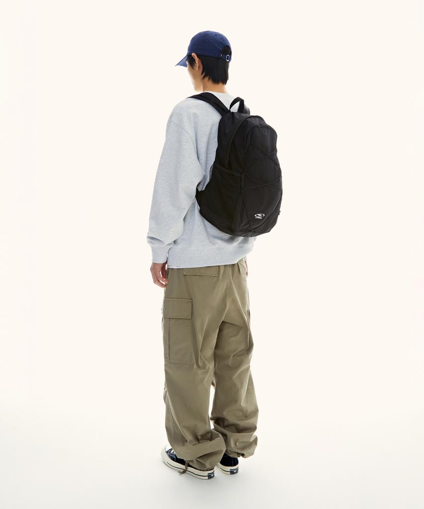Lmc Oval Globe String Backpack Gray