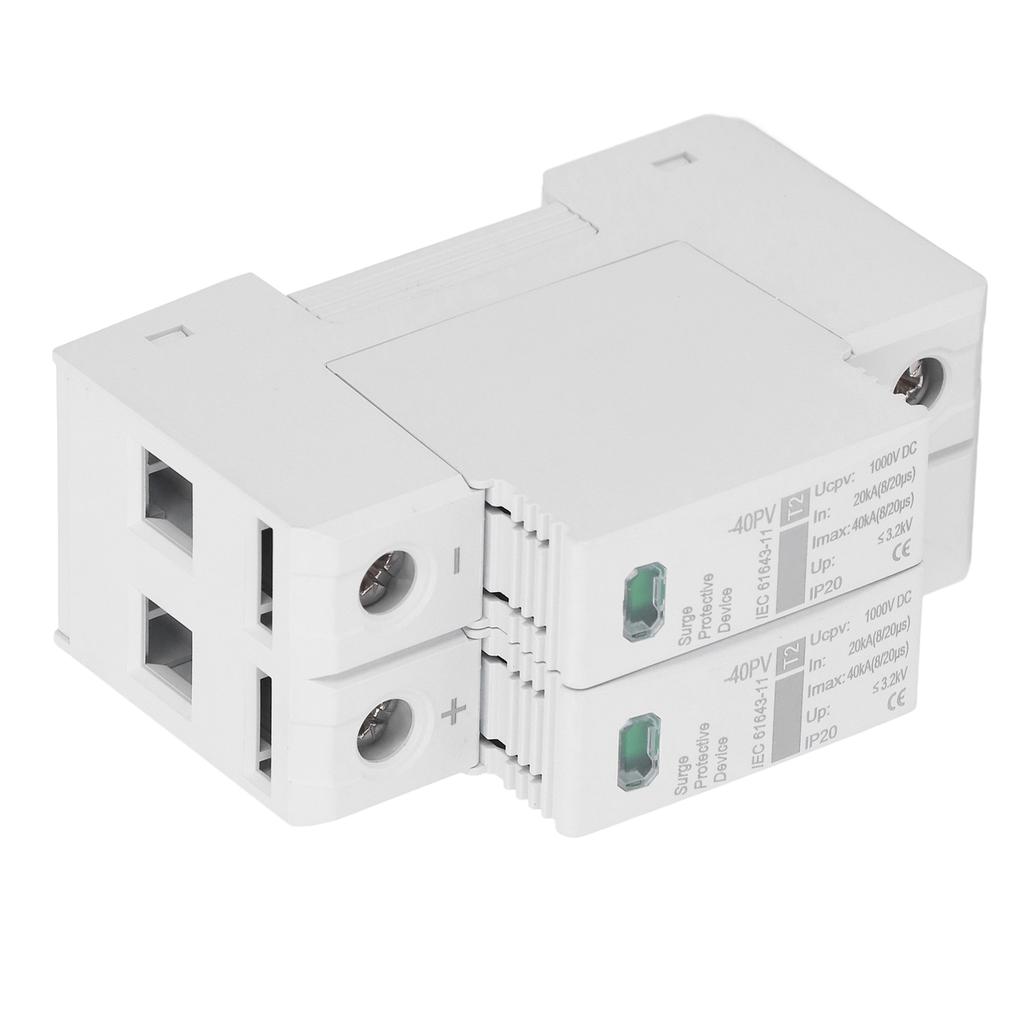 Voltage Surge Arrester Device DC Photovoltaic 2P Surge Protective Device Lightning Protection Circui