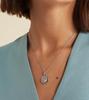 [Olivia Burton] Authorized Dealer - Women's Pendant Necklace 24100156 Signature Celestial Sun Silver Tone Pendant