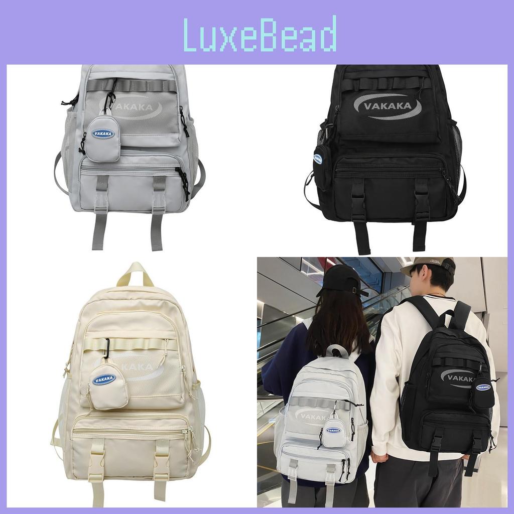 Style Letter Urban Backpack With Large Capacity For Campus And Everyday Carry