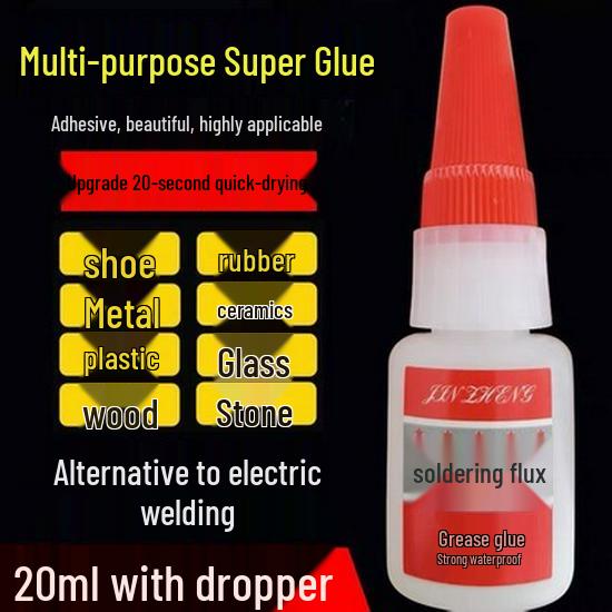 Waterproof Glue for Shoe, Tire, Metal, Wood, Ceramic, Plastic, and Pipe Repair