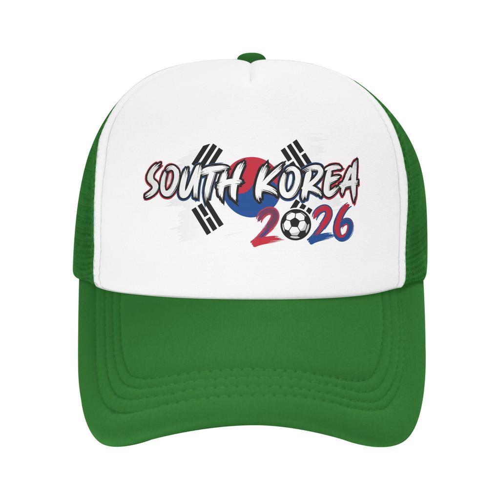South Korea Football Match 2026 Mesh Baseball Caps Adult Sun Caps Canada Mexico Usa Dad Hat Adjustable Summer Trucker Cap