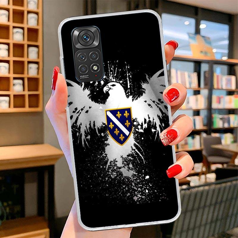Bosnia And Herzegovina Flag Cover Phone Case For Xiaomi Redmi Note 15 14 13 12 11 10 Pro Plus 14S 12S 11S 11T 11E 10S Soft Funda
