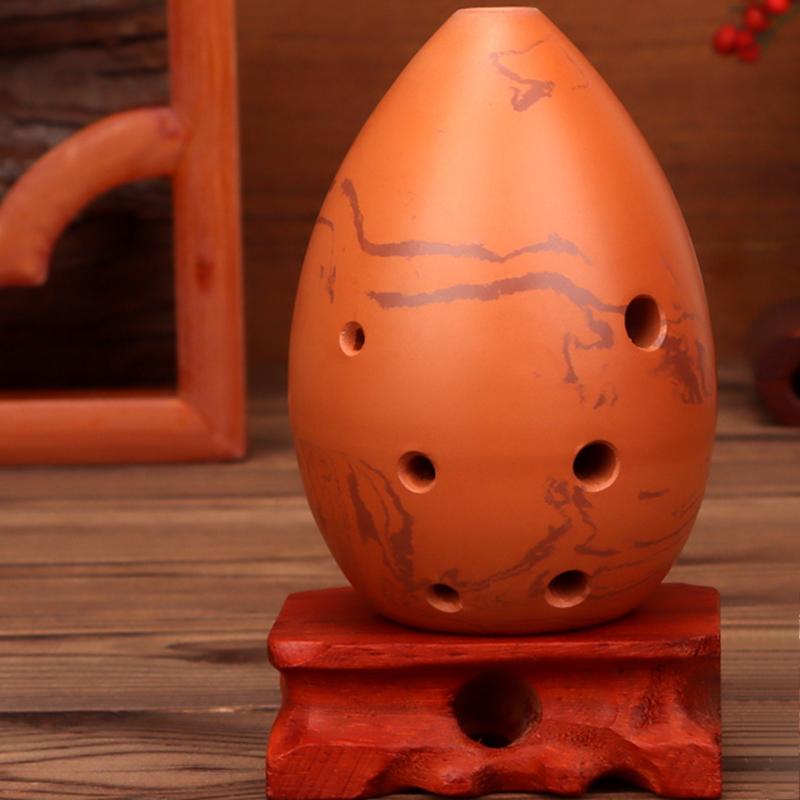 Flet ceramiczny Instrument Profesjonalna Gra Osiem Dziur Typ Gruszkowy Xun Wiatr Narodowy Starożytne Instrumenty Muzyczne Flet