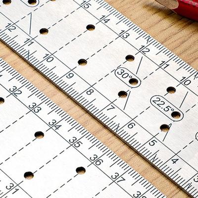Quick-positioning Woodworking Angle Ruler L-shaped High-precision Right Angle Ruler Stainless Steel Multi-angle Measuring Ruler