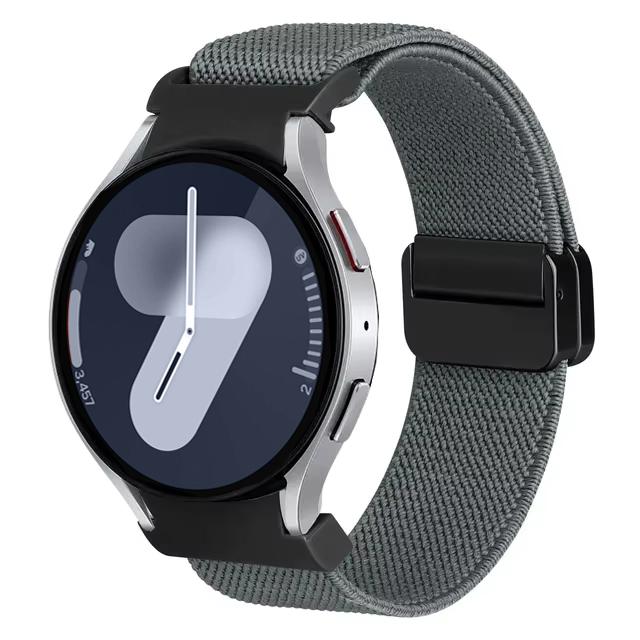 Magnetic Nylon loop Band For Samsung Galaxy Watch 7 6 4 classic No Gaps bracelet Galaxy watch 6 4 5 pro 44mm 47 40mm 20mm straps