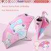 Sanrio Genuine My Melody Children's Umbrella for Girls, Dual-Use for Sun and Rain, with Reflective Strips, Sunshade Umbrella, Specifically for