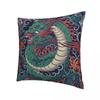 The Mythical Dragon Pattern Polyester Cushion Cover Culture For Bedroom Chair Decorative Soft Hug Pillowcase