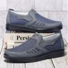 Fashion 2024 Men's Polyurethane Cloth Shoes Old Beijing Cloth Shoes Wear Resistant, Lightweight, One Step Casual Shoes