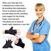 1 Pair Unisex Arthritis Pain Relief Recovery Half Finger Compression Gloves