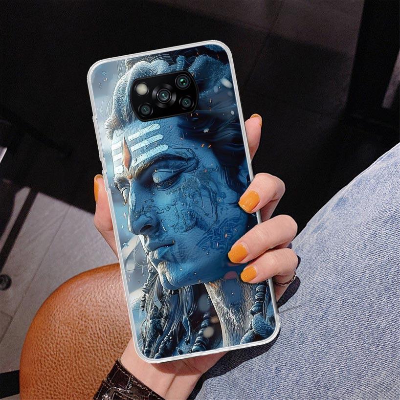 

Lord Shiva Hindu God Buddha India Phnoe Case for Xiaomi Poco X5 X6 X7 Pro X4 Gt F7 Ultra M8 M7 Redmi 15C 15 13C 13 12C 12 Unique Xiaomi Poco M7 4G