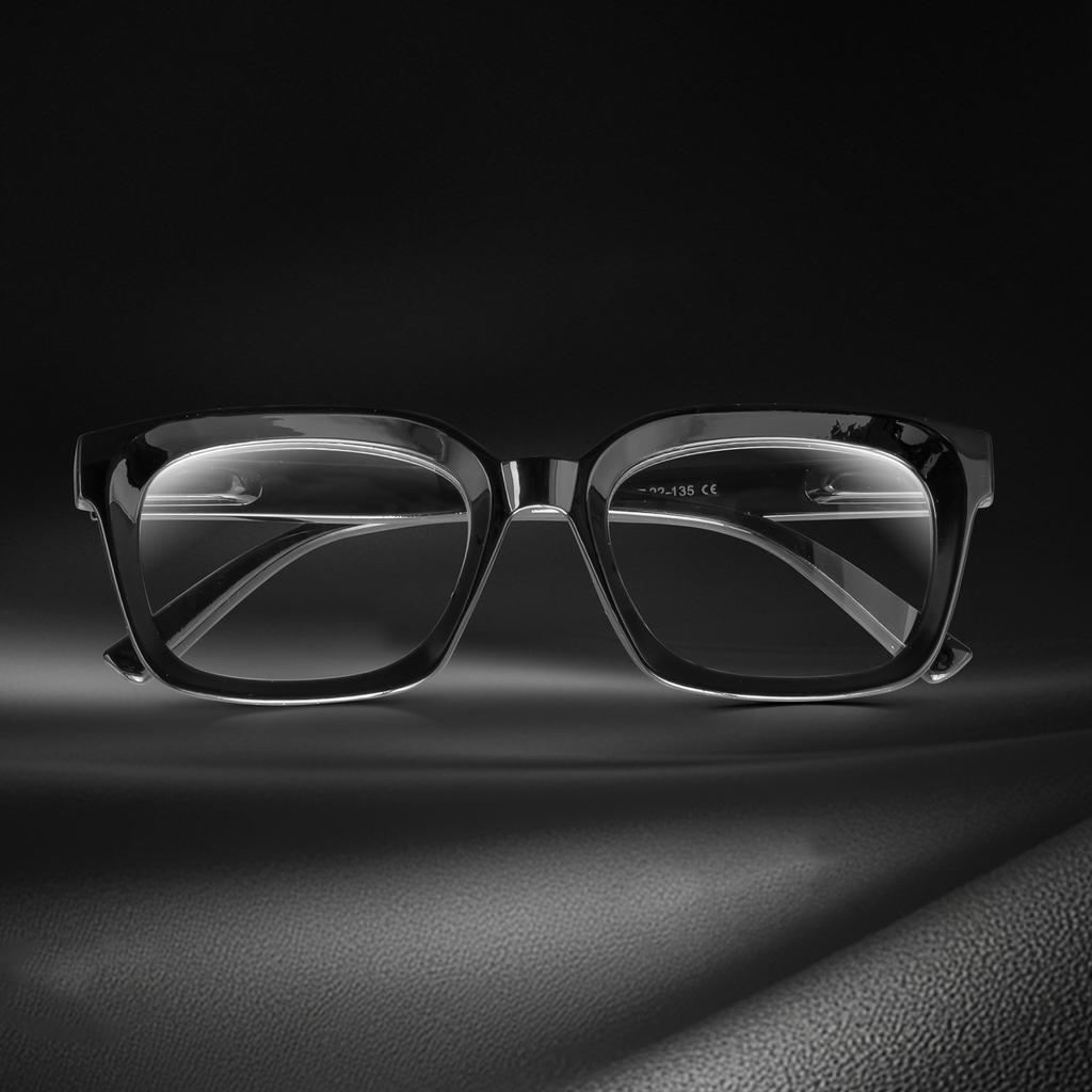 Multifocal Blue Light Blocking Progressive Reading Glasses with Round-Square Lenses for Presbyopia +1.0 To +3.0