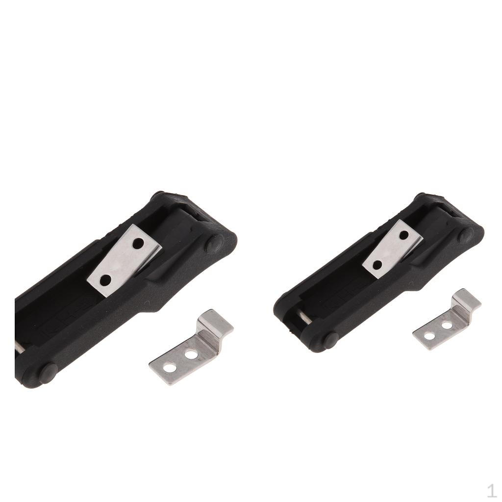 

2 ШТ. ГИБКИЙ РЫЧАЖНЫЙ ЗАМОК Замена Мягкая Резина Черный Сверху
