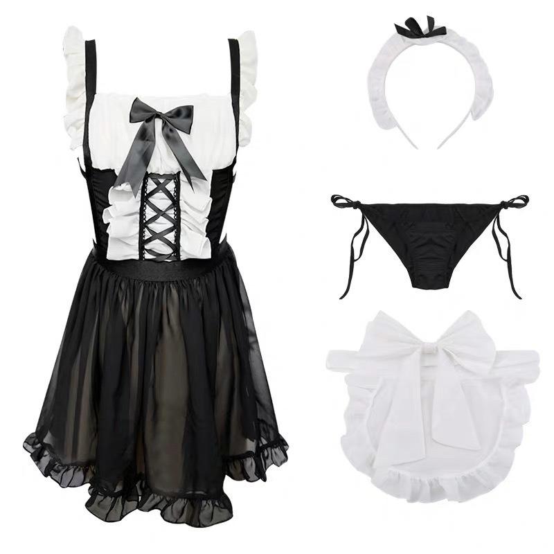 Sexy Lingerie Play Maid Hot Maid Uniform Extreme Temptation Sexy Blood Drops Passion Suit Super Sexy Sm