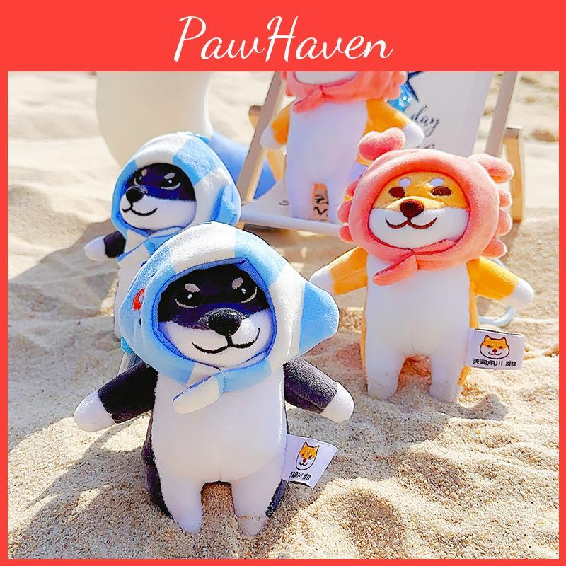 Inu Summer Shiba Plush Keyring Soft Material Backpack Decoration Gift Collectors