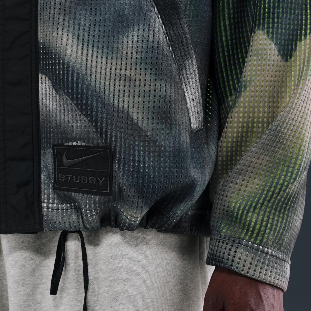 Nike X Stussy Giacca a Maniche Lunghe con Cappuccio e Bottoni a Pressione Unisex Giacche HQ8538-900