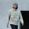 Li Ning CF Waterproof And Windproof Windbreaker Jacket Unisex Limewash Gray AEMU043-1