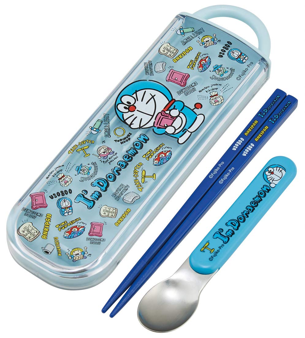 

Skater Chopsticks and Spoon Doraemon Plush Sanrio Made in Japan Set, Toy, CCA1,