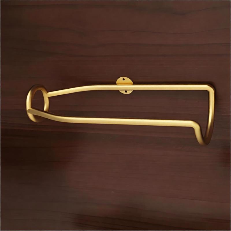 European Style Red Wine Rack Creative Wall Mounted Single Decorative Frame Suspension Wine Rack Display Rack