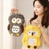 1Pc Cute Owl-shaped Hand Towel, Suitable for Kitchen and Bathroom Hand Towels. A Cute Animal-shaped Hand Towel. A Quick-absorbing Hand Towel