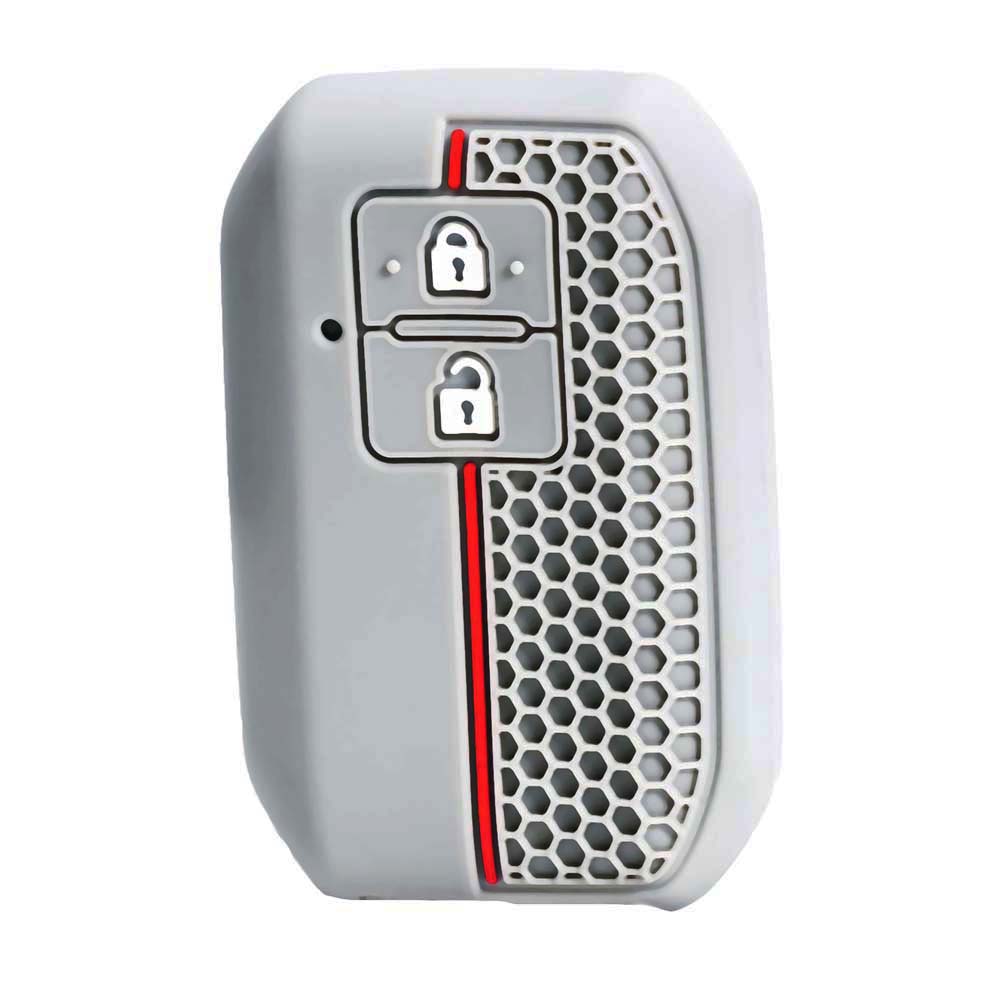 Anti-Slip Silicone Key Cover For Suzuki Swift Sport Vitara Ignis 2 Button Smart Key Fob чёрный