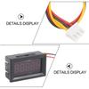 High Sensitivity Voltmeter For DC 5-Digit Panel 0-33V Voltmeter Operating Temperature -10 To 65 For Electronics Bench Testing