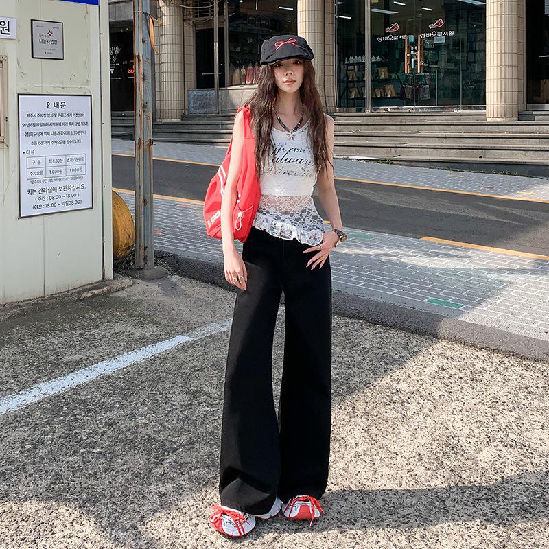 Women s Khaki High Waist Wide Leg Jeans - 2025 Autumn/Winter Collection Extra Small