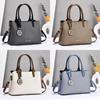 Pu Leather Small Square Tote Bag With Magnet Closure For Daily Use