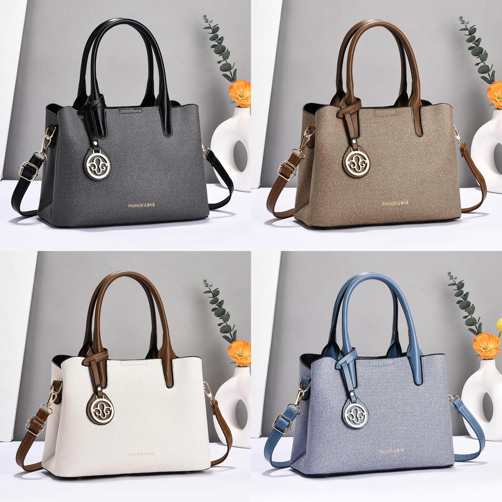 Pu Leather Small Square Tote Bag With Magnet Closure For Daily Use