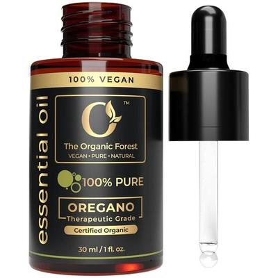 100% Plant Based Organic Oregano Oil for Aromatherapy & Diffusers | Reduce Itchiness & Redness | Oil of Oregano Drops for Skin, Hair, Face