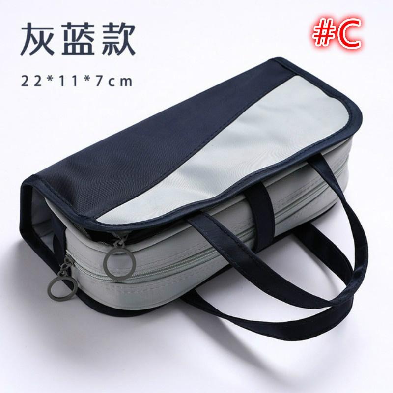 Big Capacity Canvas Storage Pouch Pen Pencil Case Stationery Bag Holder for School Office