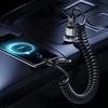 240W 4-in-1 Fast Charging Spring Data Cable Retractable Multi USB Type-C To Lightning Type-C for Phone Tablet