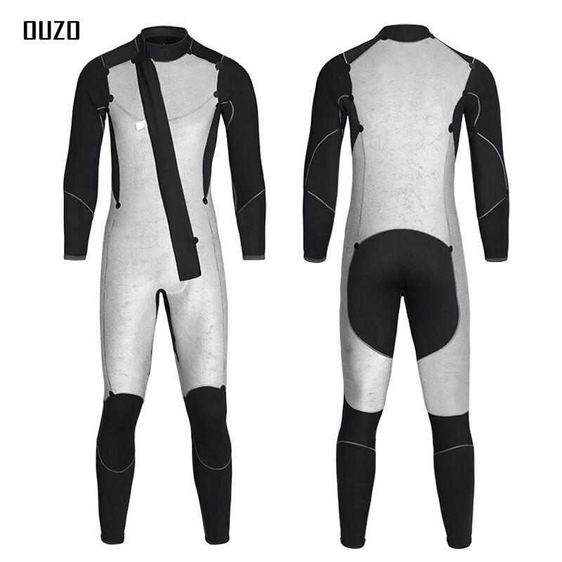 Mens 5mm/3mm Neoprene Wetsuit Full Body Thermal Diving Suit Scuba Snorkeling Surfing Cold Water Swimming