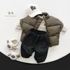 Kids Thick Padded Warm Winter Pants Korean Style Casual Unisex Toddler Children Trousers
