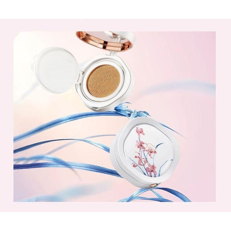 Florasis - Flawless Jade Andningsbar Långvarig Cushion Foundation (Ode till broderi) - 3 nyanser