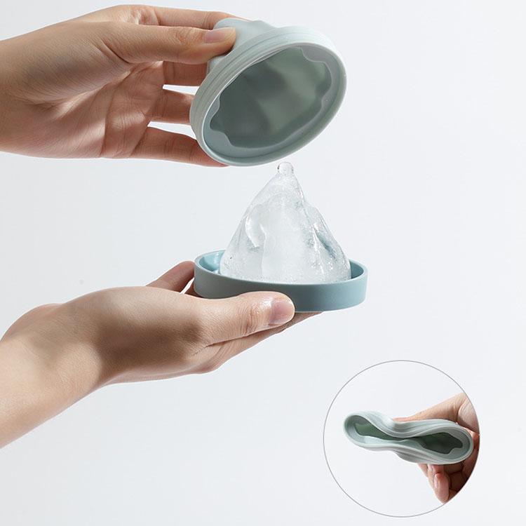 Food Grade Silicone Ice Tray Ice Mold 6cm Heightened Snow Mountain Ice Cube Mold