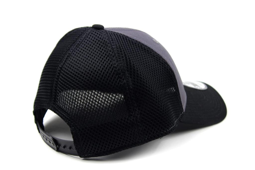 New Era 9FORTY Mesh Snapback Cap (Charcoal/Black)