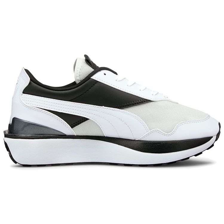 Puma Cruise Rider Bílé dámské tenisky Černé 374865-03