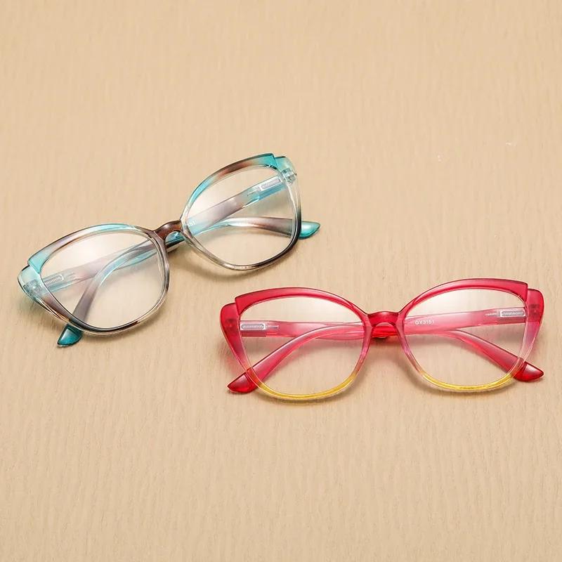 New Fashion Women Cat Eye Reading Glasses Presbyopia Hyperopia Eyeglasses Men Retro Trendy Eyewear +1.0+1.5+2.0+2.5+3.0+3.5+4.0