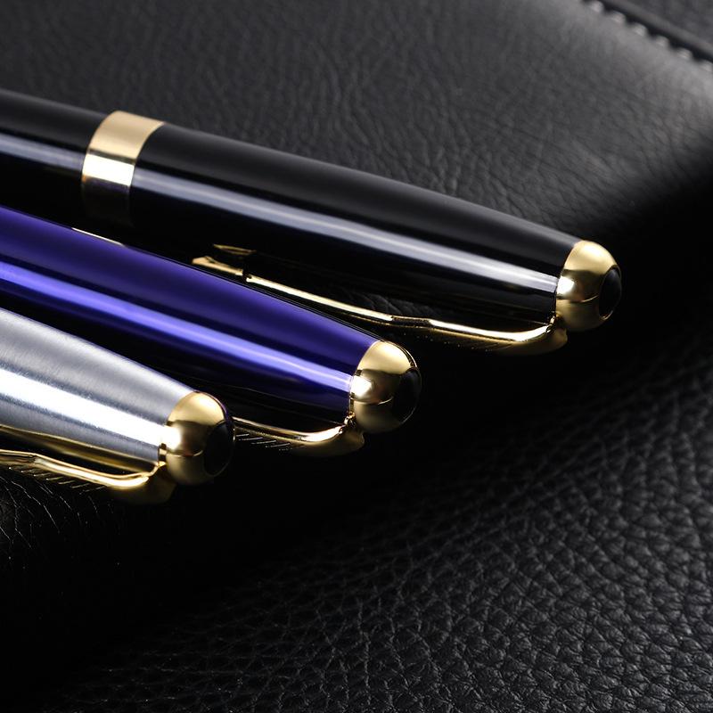 Creative Rotating Metal Ballpoint Pen, Business Office Signature Pen, Gift Advertising Ball Pen Stationery