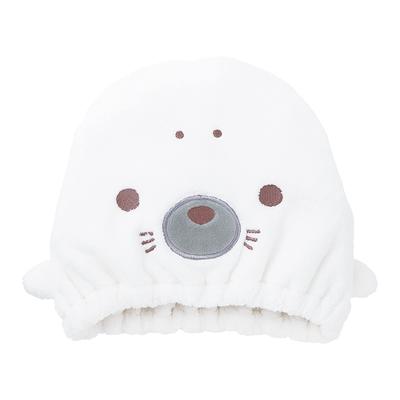 RibuHaato Zvieracia čiapka s uterákom - Dizajn tuleňa (22 cm) Rýchloschnúce & Absorpčné