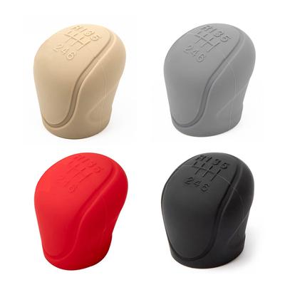 Universal Silicone Non-Slip Car Gear Shift Knob Cover 6-speed Gear Shift Grip Handle Protective Cover Auto Interior Accessories