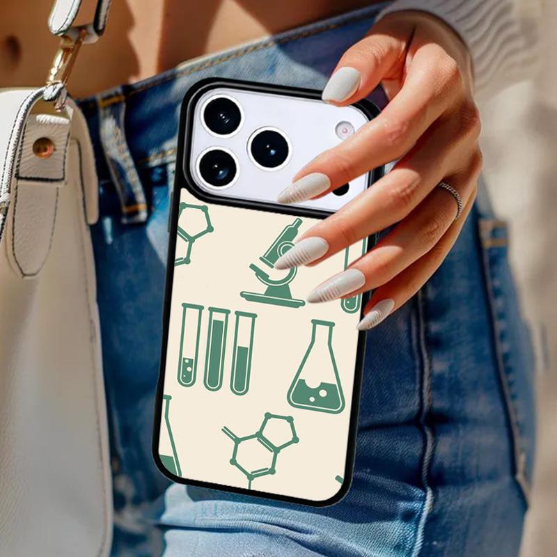 Biology and Chemistry Phone Case For iPhone 17 Air 14 15 13 12 Max Cover For Apple 14 15 16 16e 11 Pro Max Plus Coque