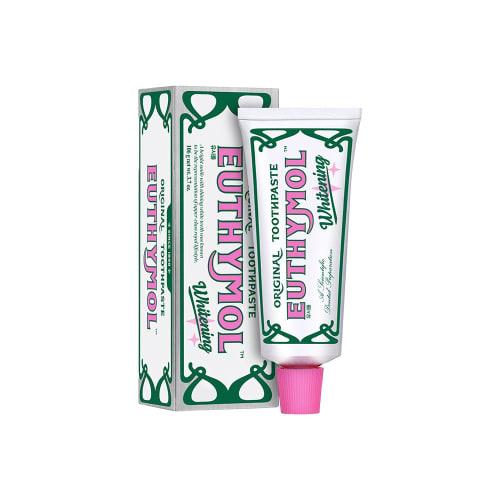 EUTHYMOL Whitening Toothpaste, 106g (1 Pack) *Not Peach Scented, Dense Foam, Easy To Use, Cool Mint, Refreshing, Bad Breath Care