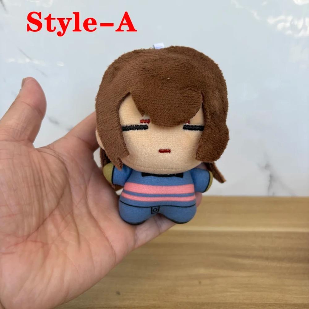 Different Style Cute 10cm Anime Character Kris Lancer Deltarune Plush Toys Game Cartoon Bag Keychain Plushie Doll Pendant Decor About 10cm