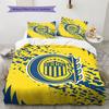 Rosario Central Pattern Bedding Set Quilt Cover Pillowcase Home Decor Gift (1 * duvet cover + 2 * pillowcase, without core)