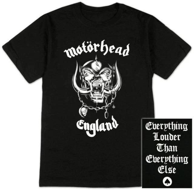New Authentic Motorhead England War Pig Heavy Metal Ace of Spades Band T-Shirt L