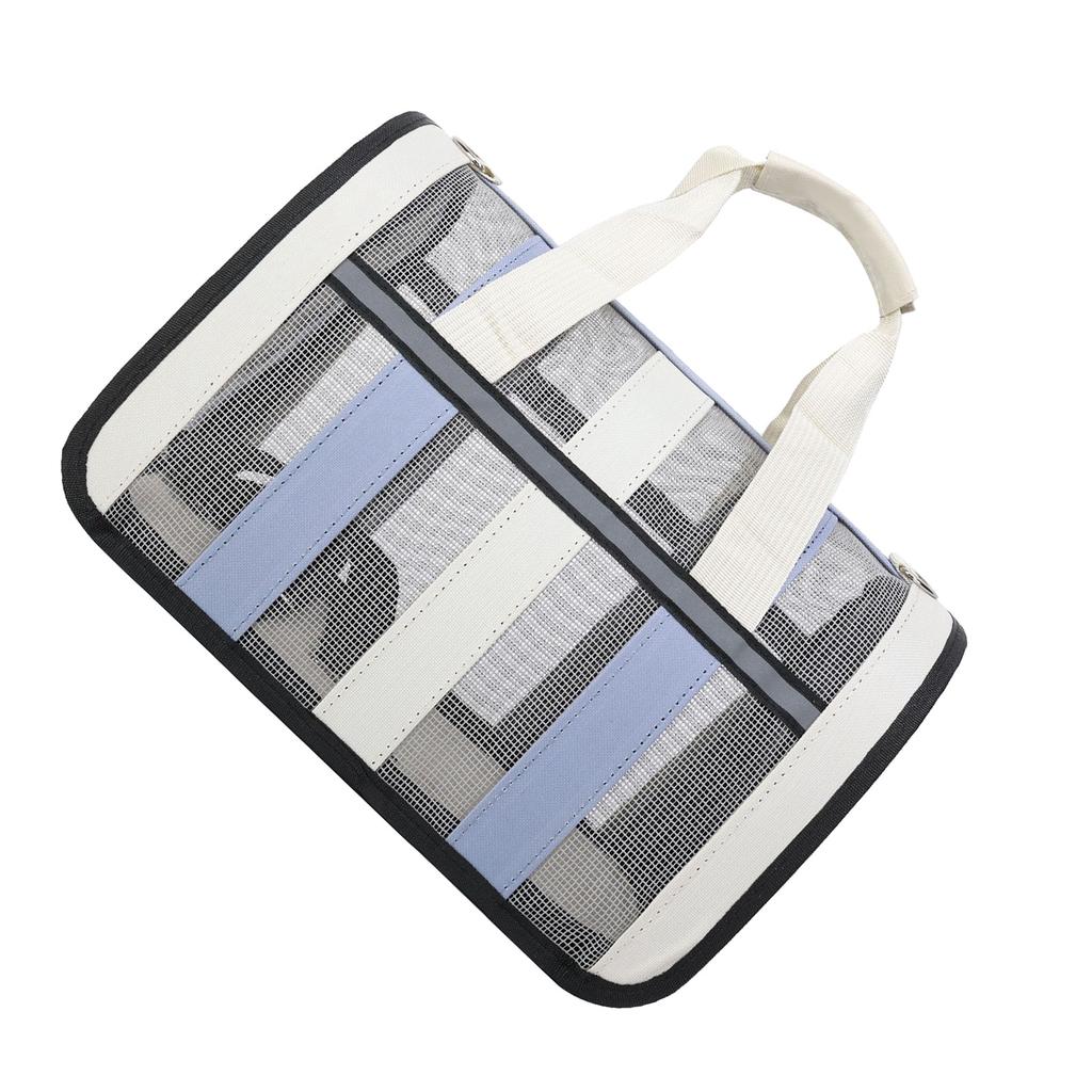 Trasportino per Gatti Impermeabile Traspirante Tessuto Oxford Pieghevole Borsa da Viaggio per Animali Domestici per Animali Cani