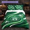 Biancheria da Letto a Tema Hibernian FC Set 3 Pezzi Copripiumino Biancheria da Letto Decorativa Per Stanza Adolescenti Decorazione Casa