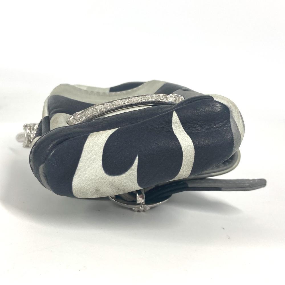 CHROME HEARTS WRISTHER BACK PACK Camouflage Pouch Bracelet Pouch Leather Gray